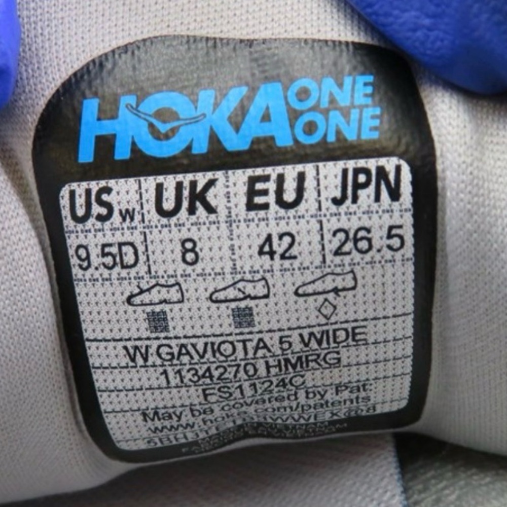 Hoka One Gaviota 5  Running Shoes, Size: 9.5 WIDE (Women) [5136] Very nice! - Picture 7 of 9